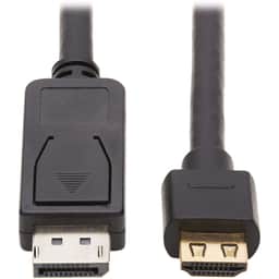 DisplayPort 1.2 to HDMI Active Adapter Cable M/M 4K 60 Hz HDR Black-10FT