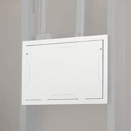Chief PAC525FCW MTI-D 16x9 Wall Enclosure, Pre/Pst Inst, CVR-Wh