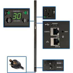 2.9kW Single-Phase Switched PDU, LX Platform, Outlet Monitoring, 120V Ou
