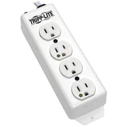 Safe-IT Medical-Grade Power Strip, UL 1363, 4 Hospital-Grade Outlets, An