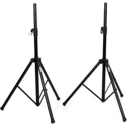 Set of Two (2) Tripod Base Speaker Stands. Includes Carry Bag.