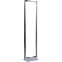51SP ALUM OPEN FRAME RACK,12/24,BLACK