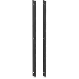 Mounting Rail is 11-gauge Crs tapped 10-32 on EIA spacing
