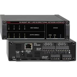 RDL RU-MLB4P Mic/Line-Level Bi-Directional Network Interface, 4 line PoE
