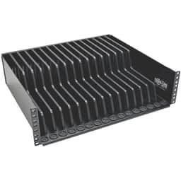 Rack Mount Tablet iPad Laptop Chromebook Storage Shelf for Racks
