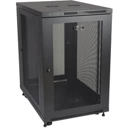 18U Rack Enclosure Server Cabinet 33" Deep w/ Doors & Sides