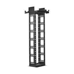 SmartRack 45U Heavy-Duty 2-Post Open Frame Rack, 12-Inch Deep