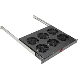 Fan Tray for 19in Racks, 6 120V Fans 576 CFM C14 Inlet 1URM