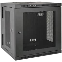 12U Wall Mount Rack Enclosure Cabinet Swinging Hinged Door