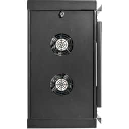 SmartRack 6U Low-Profile Side-Mount Wall-Mount Mini Rack Enclosure, Black