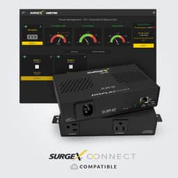 IP Connected Multi-Stage Surge Suppression, Detachable Power Cord