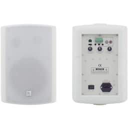 6.5Inch, OnWall 2Way Powered Speakers - White