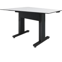 Forum 3 Person Angle Table, 38″ Counter Height, Dark Finish