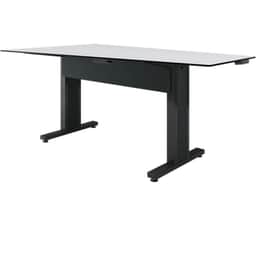 Forum 5 Person Angle Table, 38" Counter Height, Dark Finish
