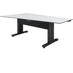 Forum 5 Person Angle Table, 30" Seated Height, Dark Finish