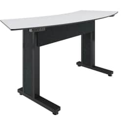 Forum 3 Person Arc Table, 38" Counter Height, Dark Finish