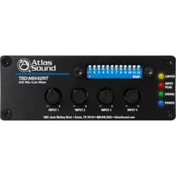 4x2 Mic/Line Mixer with Priority Sense and Remote Control