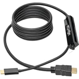 USB-C to HDMI Active Adapter Cable (M/M), 4K, Black, 6 ft. (1.8 m)