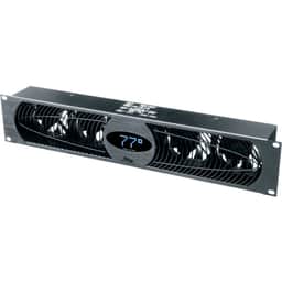 ULTRA QUIET FAN PANEL W/DISPLAY BLK ANODIZE
