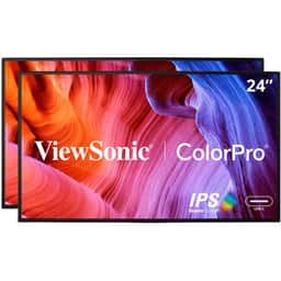 ViewSonic VP2468a 24" ColorPro 1080p Dual Pack Head-Only IPS Docking Monitors