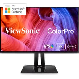 ViewSonic VP275-4K 27" ColorPro 4K UHD Ergonomic Designed for Surface Monitor with USB C