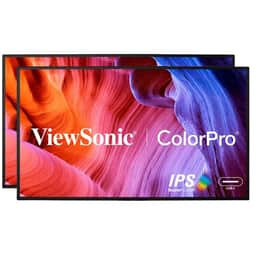 ViewSonic 27" ColorPro 1440p Dual Pack Head-Only IPS Docking Monitors