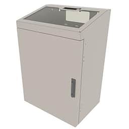 Middle Atlantic VWM-PD-6-36K-PW 6SP Low Profile Wall Rack Putty
