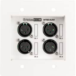 WTSD-XLR4 Four XLR Input Wall Plate