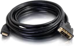 C2G 42516 Legrand DVI to HDMI Cable, DVI-D Male to HDMI Male, Black HDMI Adapter Cable, 2 Meter (6.56 Feet) Bi-Directional Adapter Cable