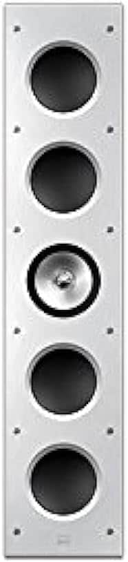 KEF CI3160RLB-THX In-Wall Subwoofer (THX Certified, 160mm Drivers, Black)