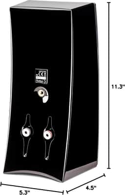 MartinLogan Motion 2i Folded Tweeter Bookshelf Speaker (±3dB, Gloss Black)