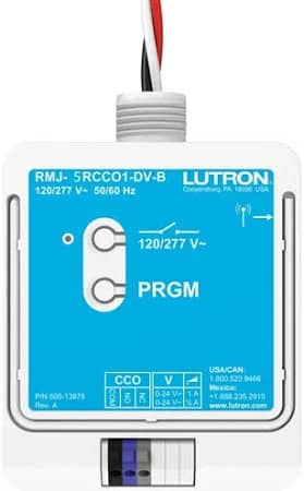 Lutron RMJS-5RCCO1-DV-B Vive PowPak Relay Module With Occupancy Status 5A
