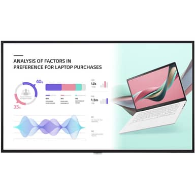49" 3840 x 2160 UHD LED Backlit LCD Large Format Monitor