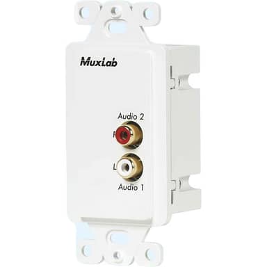 Stereo Hi-Fi Wall Plate Balun