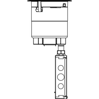 6IN PREWIRED PT ASSY W SURFACE CVR