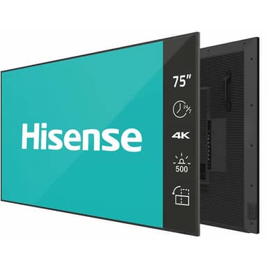75DM66D 75-Inch UHD Digital Signage Display, 500 Nits