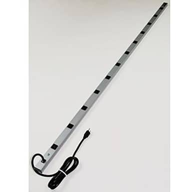 NARROW, 77IN GRAY W/12 5-15R RECEPT