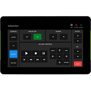 Atlona AT-VTP-700VL-BL 7" Vesa Mount Touch Panel, Black