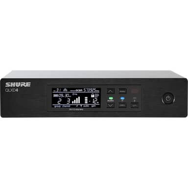 Shure QLXD4=-V50 Half-Rack Single Channel Receiver