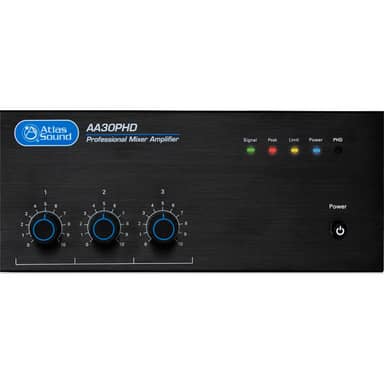 3-Input, 30-Watt Mixer Amplifier with Automatic System Test (PHD)