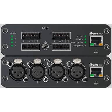 Shure ANI4IN-BLOCK 4-Input Mic/Line Dante Interface