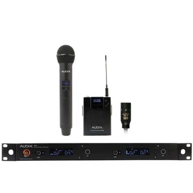 R62 receivr w/OM2 h&amp;held transmittrr;B60 bodypack w/ADX10 lavalier mic