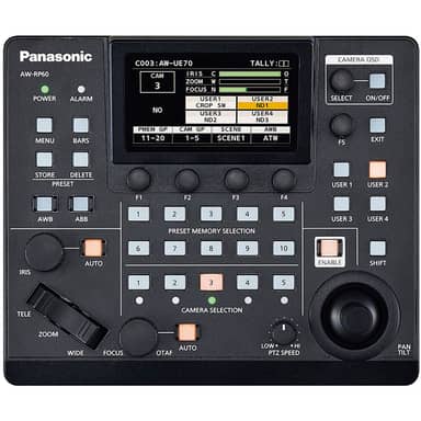 Compact AW-RP60GJ5 3.5-Inch LCD PTZ Controller with POE
