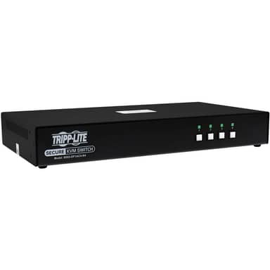 Secure KVM Switch, 4-Port, Single Head, DisplayPort to DisplayPort, 4K,