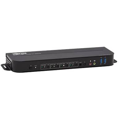 4-Port DisplayPort/USB KVM Switch - 4K 60 Hz, HDR, HDCP 2.2, IR, DP 1.4,