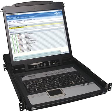 NetDirector 16-Port 1U Rack-Mount Console IP KVM Switch with 19 in. LCD