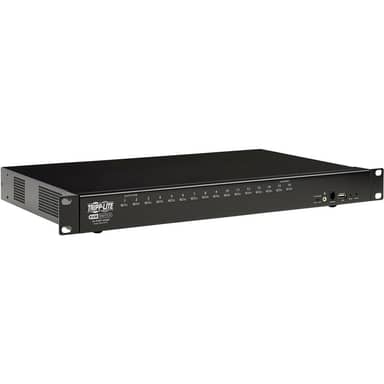 HDMI/USB KVM Switch 16Port Audio/Video USB Peripheral Sharing 1U