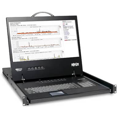NetController 8-Port 1U Rack-Mount Console KVM Switch with 19-in. LCD