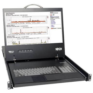 NetCommander 16-Port Cat5 1U Rack-Mount Console KVM Switch with 19-in. L