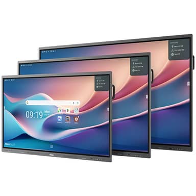 86" Multitouch interactive flat panel, UHD LED, 400 nits, EDLA certified